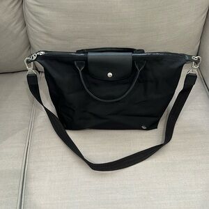 Black longchamp bag